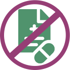 No Prescription Icon